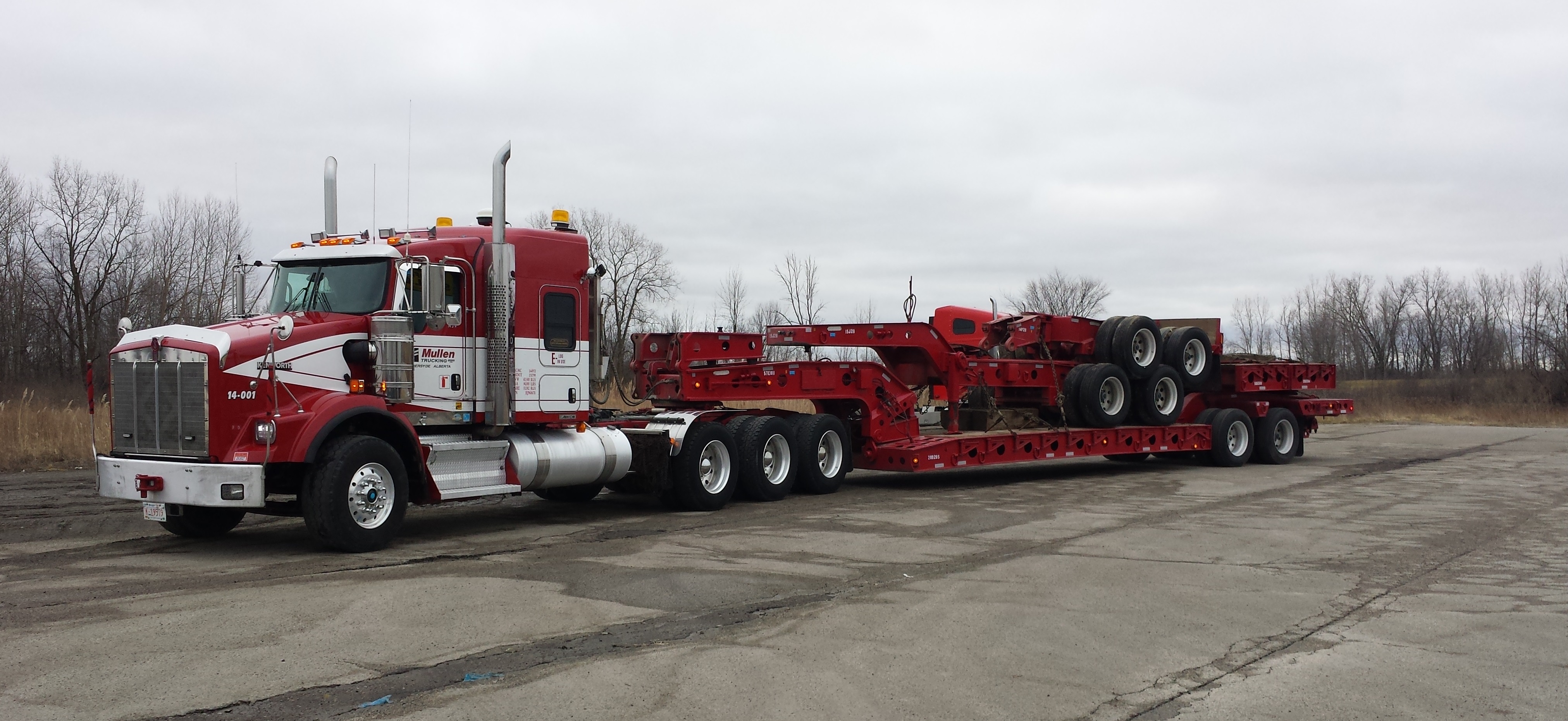 Mullen Trucking Sales contacts Alberta freight shipping